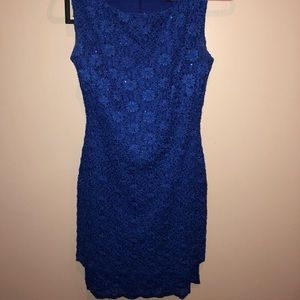 Two Tiered Lace Mini Dress